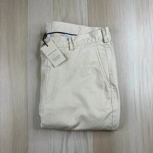 NWT Peter Millar Crown Mens Stone Twill Trousers Golf Chino Pants Size 36